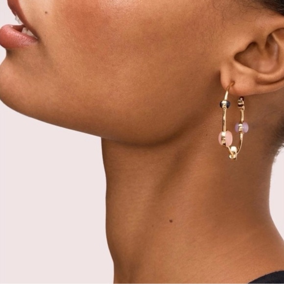 KATE SPADE On The Rocks Hoop Earrings - Picture 4 of 6